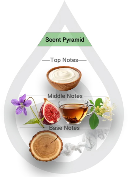 Scent Pyramid for Tahoe Blue Clean Fragrance