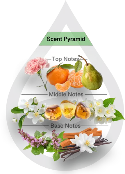 Scent Pyramid for Peony & Vanilla Orchid CF